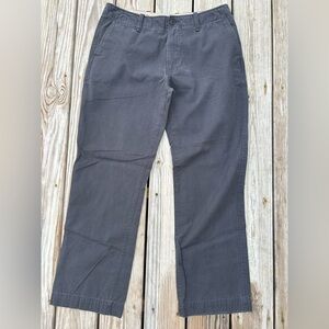 Y2K GAP Khakis‎ The Original Khaki Mens 36W 34L Gray Flat Front  Cotton Pants
